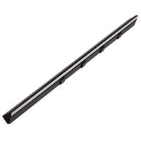 Task Lighting 36.5" 18 watt 120 volt Warm White Black Remote Power Series LED Lighted Power Strip